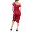 Vestido de terciopelo de un sólo hombro