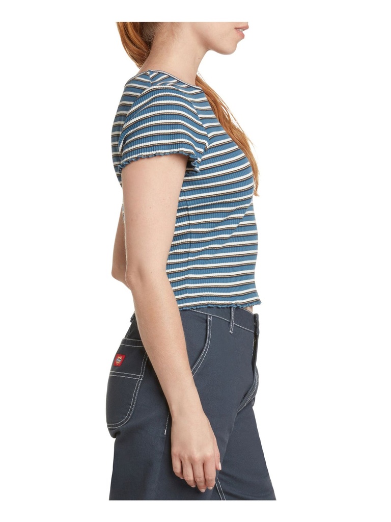 T-Shirt con borde tipo lechuga