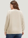 Blusa con cremallera en el escote