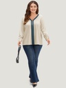 Blusa con cremallera en el escote
