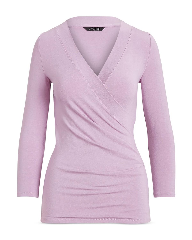 Blusa de punto con sobrepelliz