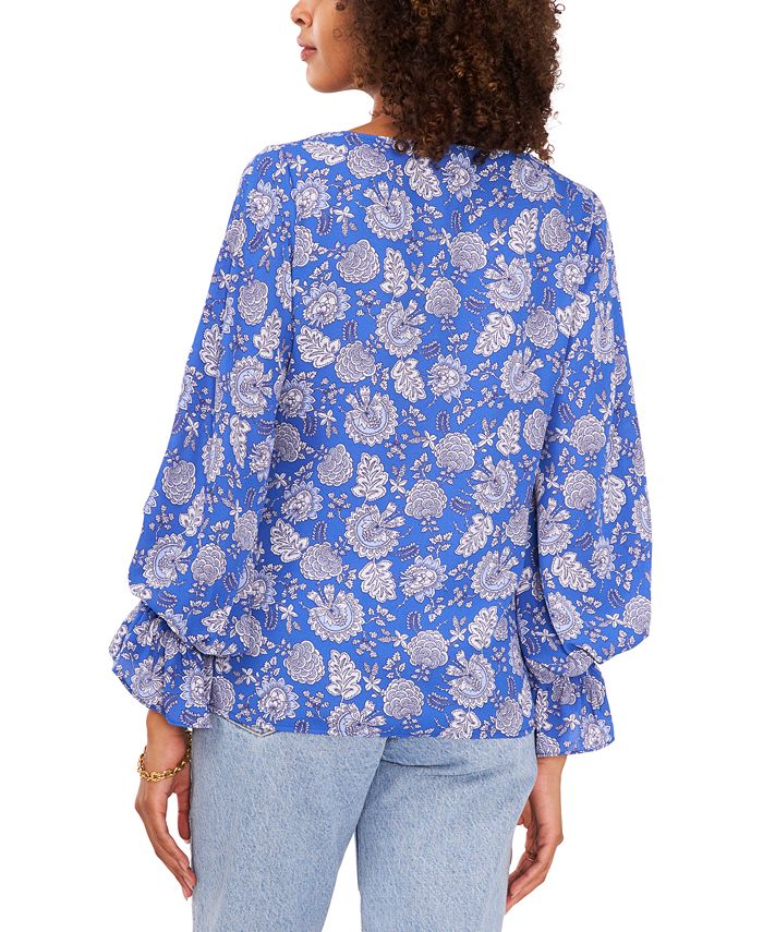 Blusa estampado con mangas