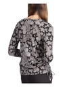 Blusa de manga larga fruncida