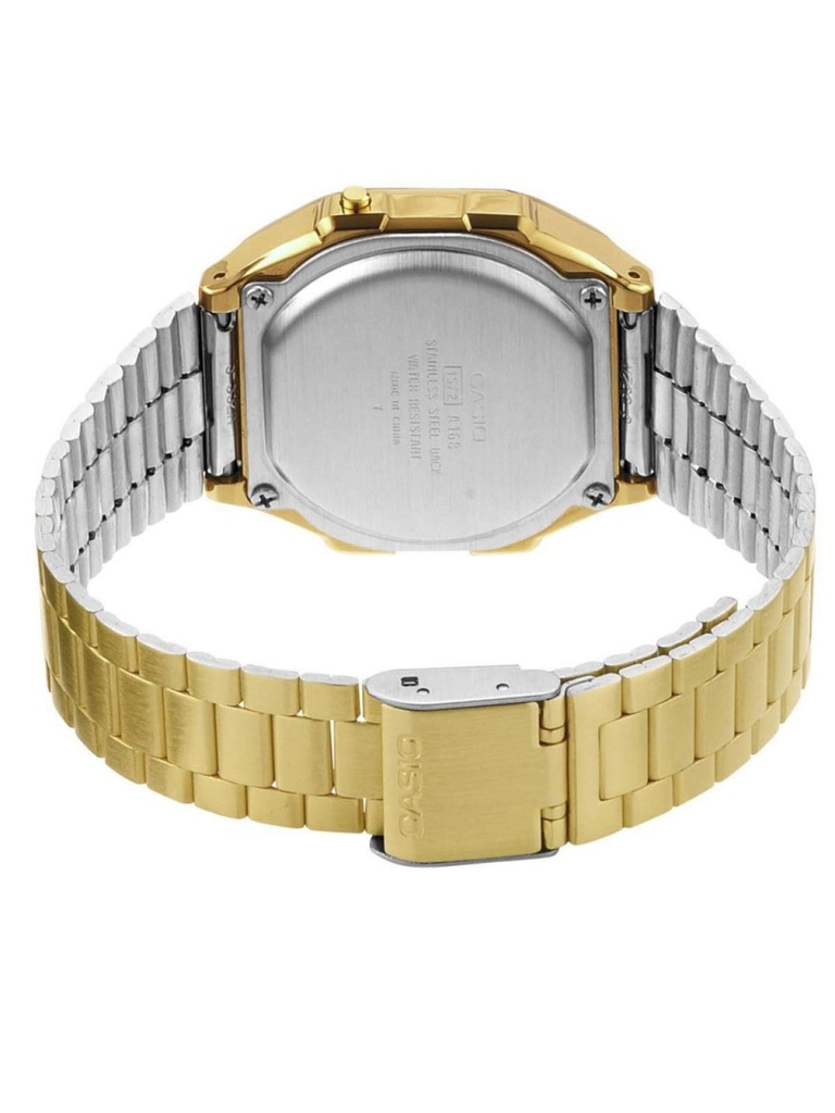 Reloj unisex vintage dorado