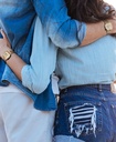 Reloj unisex vintage dorado