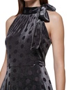 Vestido de terciopelo con lunares