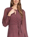 Vestido estampado de foulard