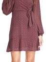 Vestido estampado de foulard