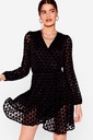 Vestido con estampado de corazones