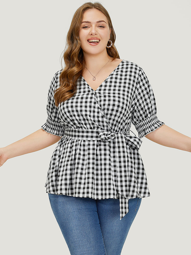 Blusa a cuadros Vichy
