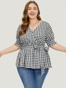 Blusa a cuadros Vichy