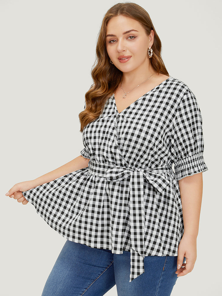 Blusa a cuadros Vichy