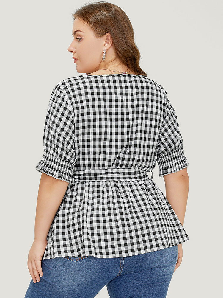 Blusa a cuadros Vichy