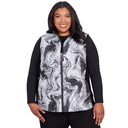 Chaleco reversible de piel vegana 