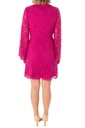Vestido corto de encaje floral