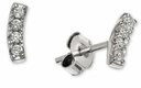 Aretes con cristales de imitación
