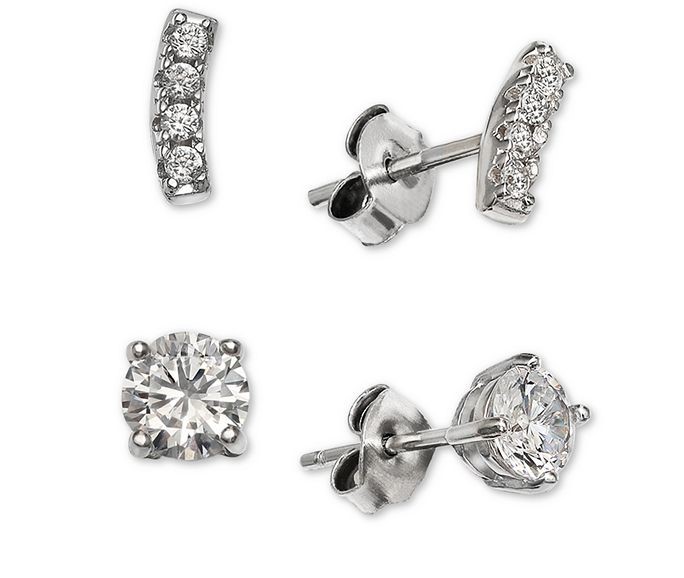 Aretes con circonitas