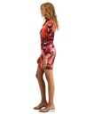 Vestido tubo ajustado con cuello alto
