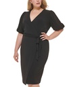 Vestido con mangas abullonadas