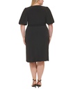 Vestido con mangas abullonadas