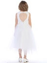 Vestido bordado con aplique de lentejuelas 