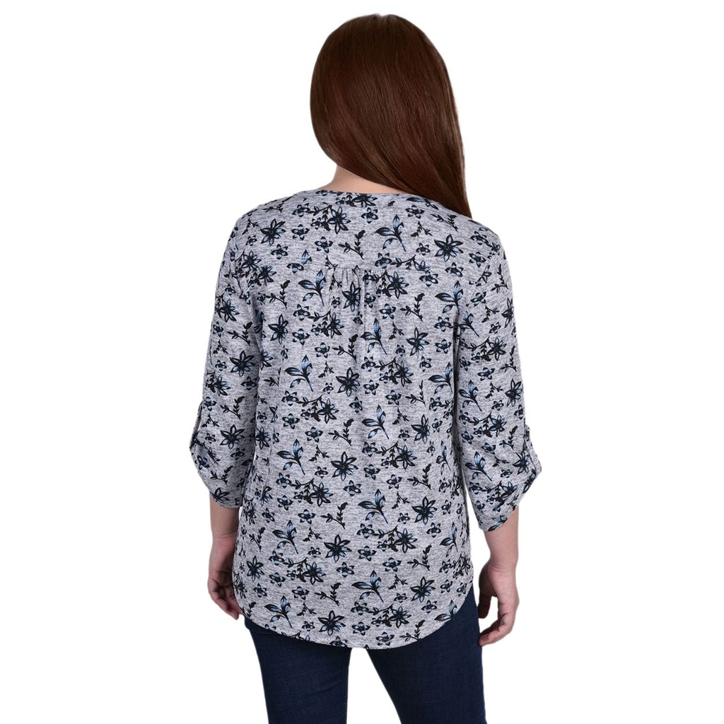 Blusa floral de franela Missy