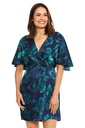 Vestido de satén jacquard