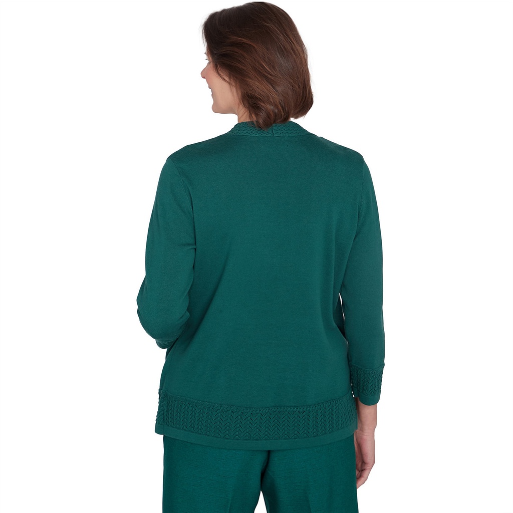 Suéter dos en uno Biadere con collar