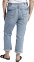 Jeans Boyfriend de tiro alto