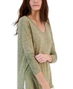 Blusa tipo túnica desgastada