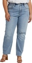 Jeans rectos de tiro alto -Desirable