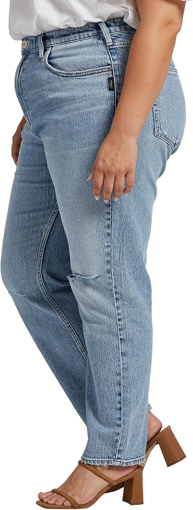 Jeans rectos de tiro alto -Desirable
