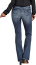 Jeans de tiro medio- Bootcut lavado oscuro