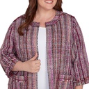 Chaqueta texturizada con flecos