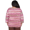 Suéter con teñido espacial