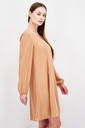 Vestido de gasa texturizada