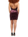 Mini vestido de terciopelo