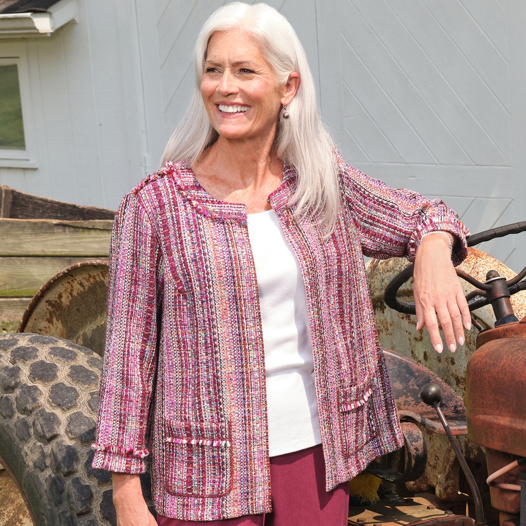 Chaqueta texturizada  Wine Country