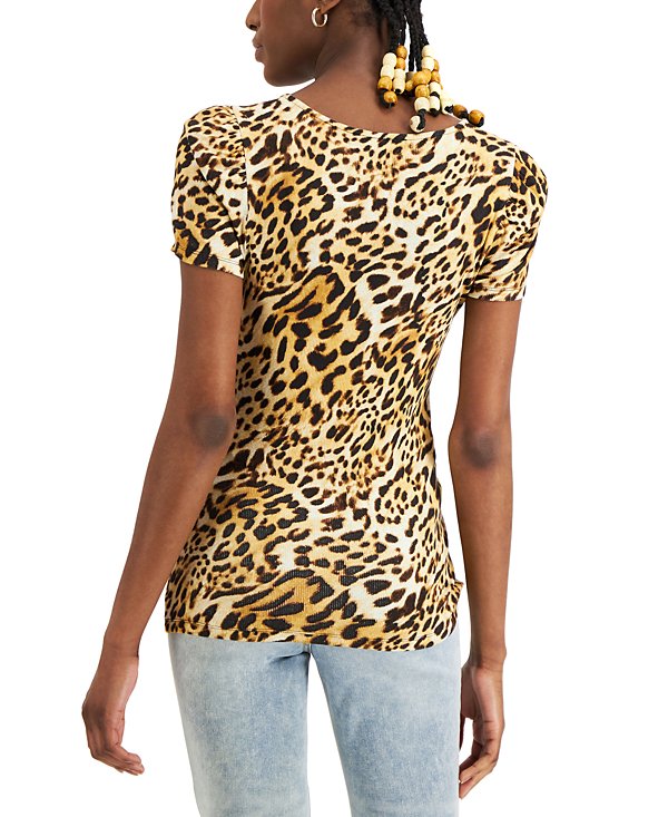 Blusa cuello V fruncido