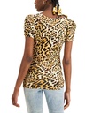 Blusa cuello V fruncido