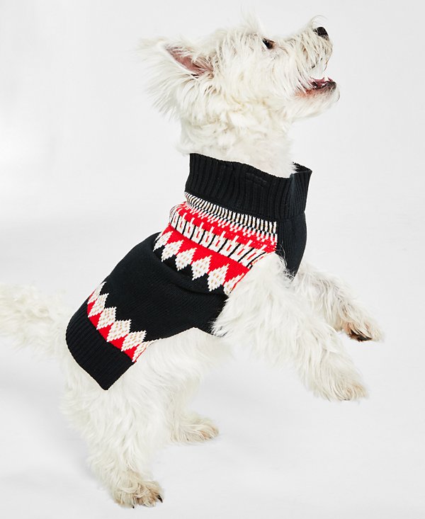 Suéter Fair Isle para perros