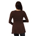 Blusa tipo túnica escote redondo