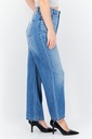 Jeans de tiro alto de pierna recta