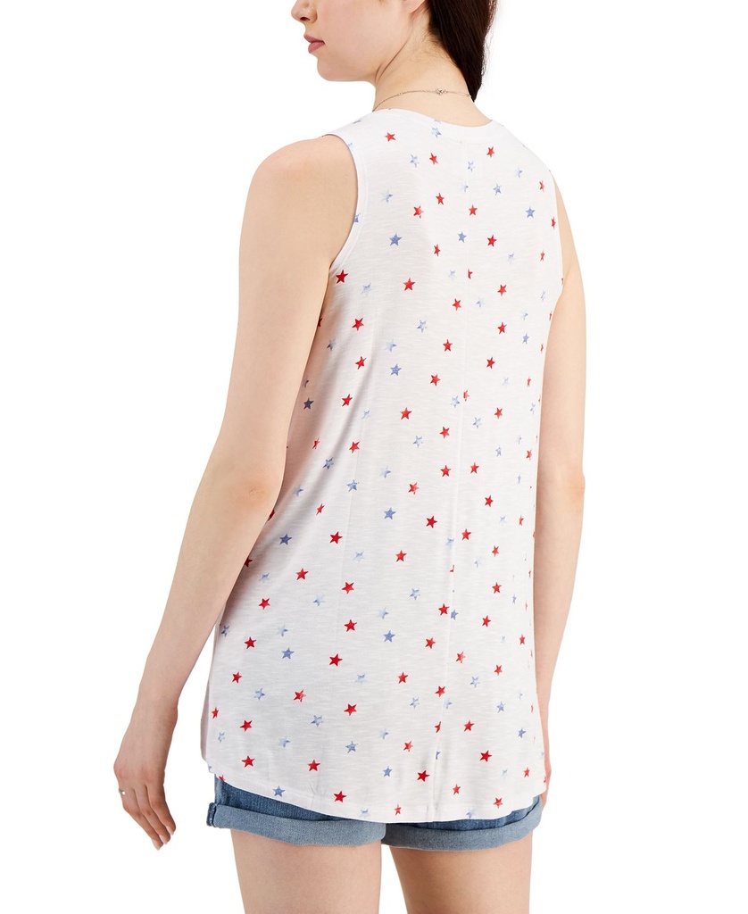 Camiseta cuello en v sin mangas