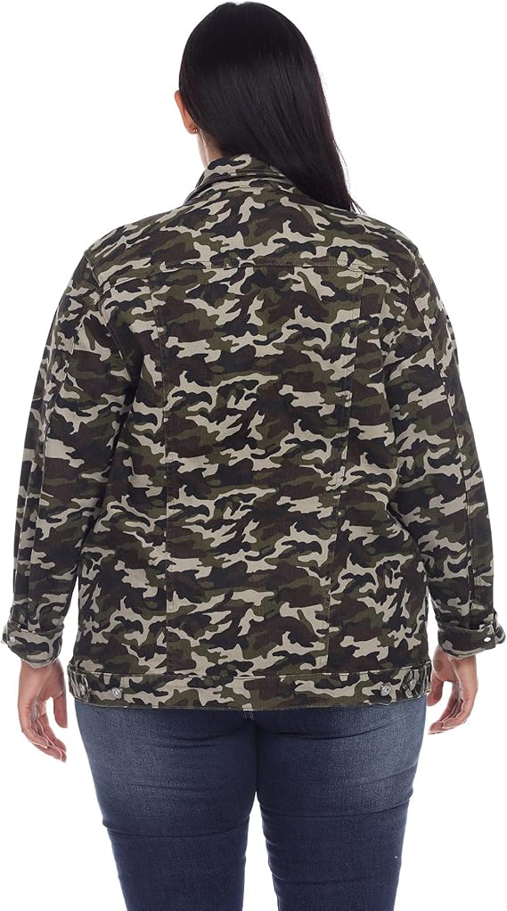 Chaqueta mezclilla de camuflaje