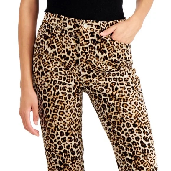 Pantalón de terciopelo animal print