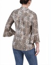 Blusa de mangas 3/4 acampanadas