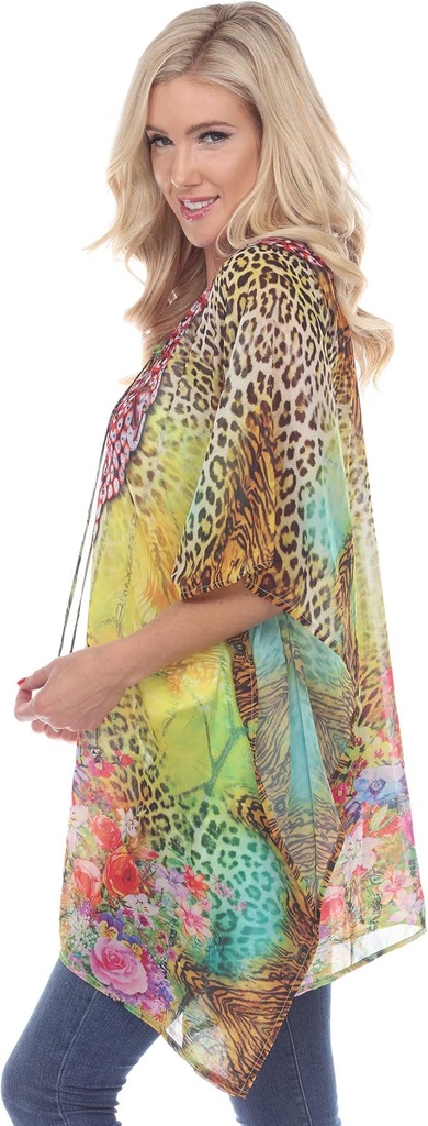 Blusa tipo tùnica con estampado