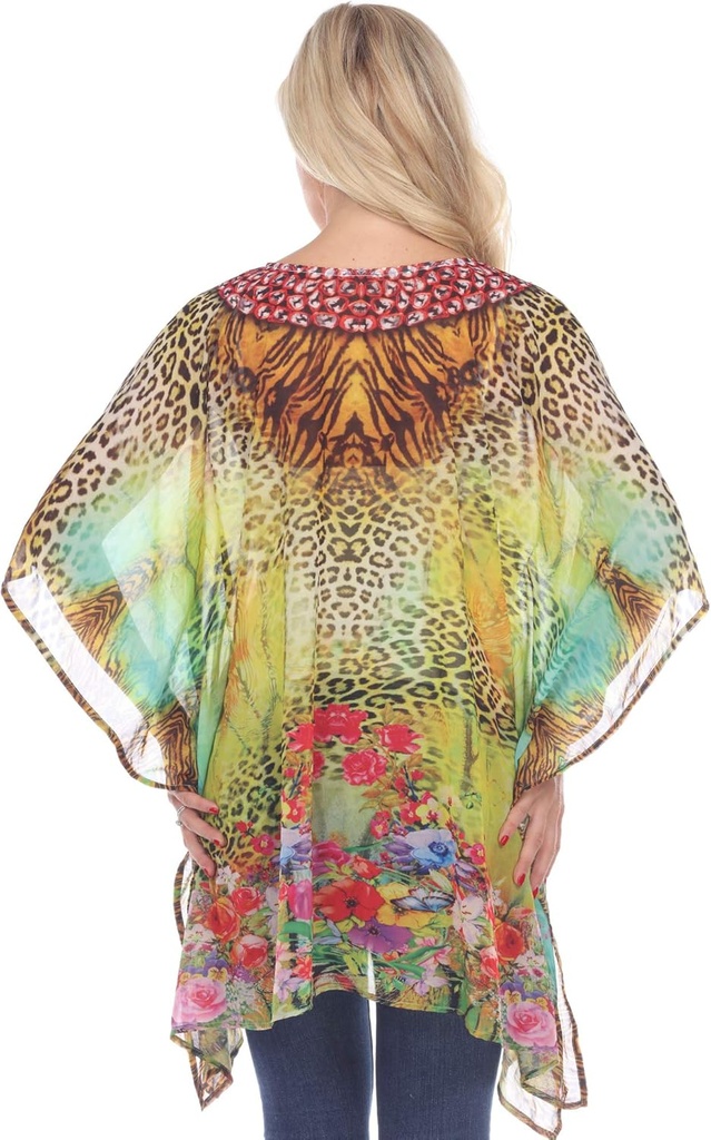 Blusa tipo tùnica con estampado