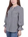 Blusa con mangas y estampado Justin